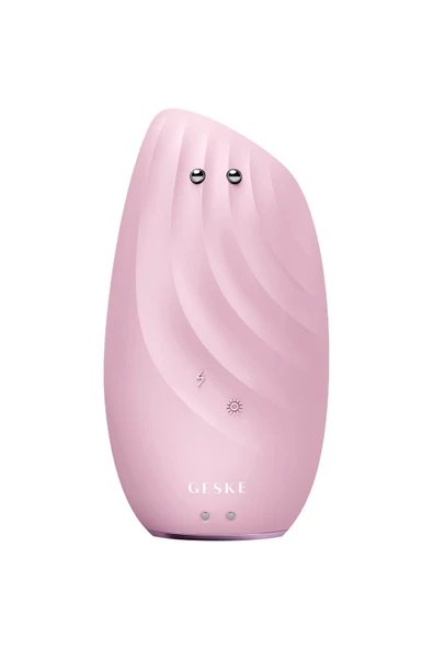 GESKE Titreşimli Mikro Akım Termal Yüz Temizleme ve Cilt Sıkılaştırıcı Cihaz  Sonic Thermo Facial Brush Face-Lifter - 3