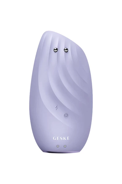 GESKE Titreşimli Mikro Akım Termal Yüz Temizleme ve Cilt Sıkılaştırıcı Cihaz   Sonic Thermo Facial Brush Face-Lifter - 3