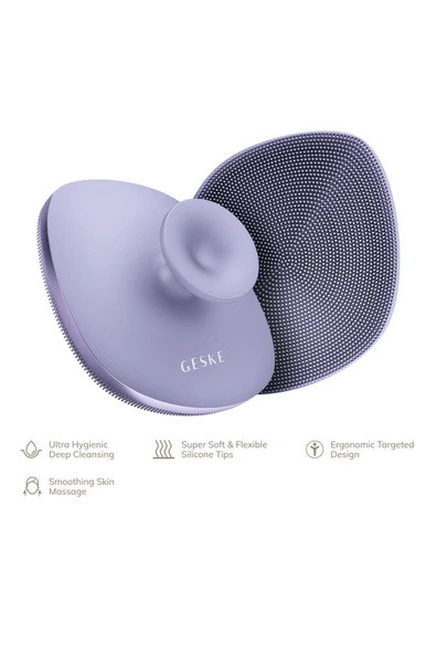 GESKE Metal Detaylı Yumuşak Silikonlu Vücut Temizleme Fırçası Body Brush - 2