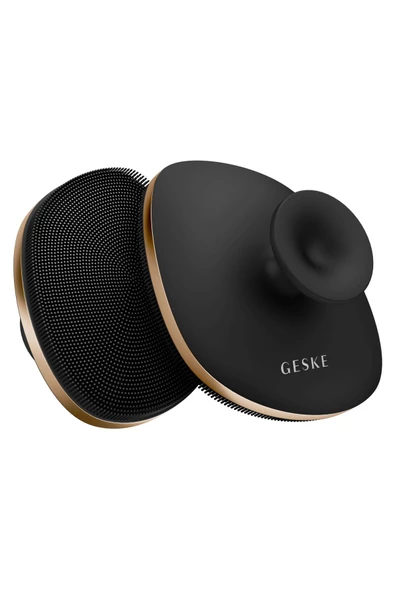 GESKE Metal Detaylı Yumuşak Silikonlu Vücut Temizleme Fırçası  Body Brush - Resim 6