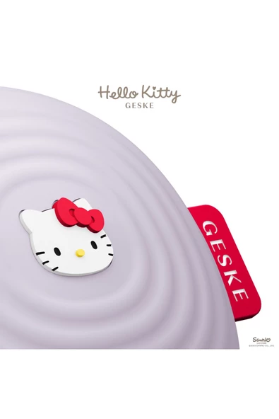GESKE Hello Kitty Titreşimli Yüz Temizleme Ve  Masaj Cihazı Sonic Thermo Facial Brush - 5