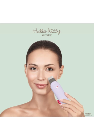 GESKE Hello Kitty Mikro Akım Siyah Nokta Temizleme Cihazı MicroCurrent Skin Scrubber Blackhead Remover - 4