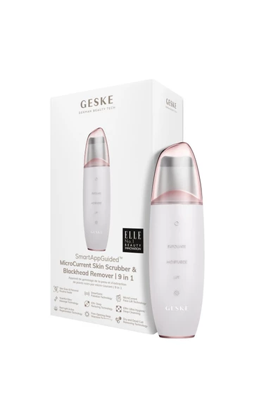 GESKE Mikro Akım Siyah Nokta Temizleme Cihazı MicroCurrent Skin Scrubber & Blackhead Remover - 7