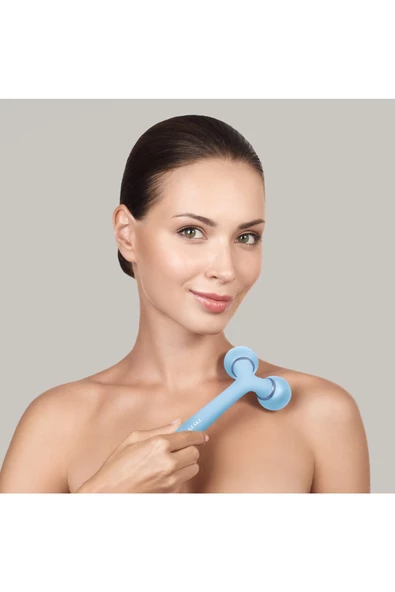 GESKE Titreşimli Yüz Şekillendirici ve Vücut Bakım Roller Cihazı Sonic Facial & Body Roller - 4