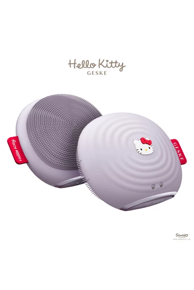 GESKE Hello Kitty Titreşimli Yüz Temizleme Ve  Masaj Cihazı Sonic Thermo Facial Brush - 6