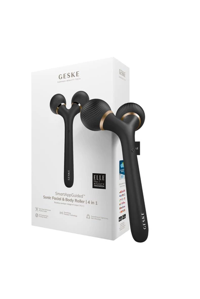 GESKE Titreşimli Yüz Şekillendirici ve Vücut Bakım Roller Cihazı Sonic Facial & Body Roller ürün görseli 1
