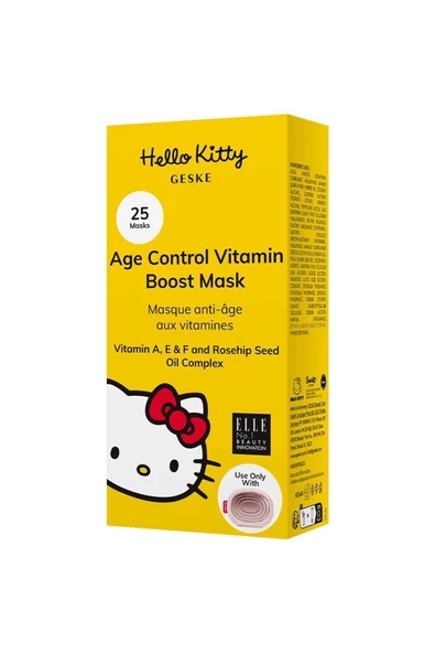 GESKE Age Control Vitamin Boost Mask-Oval (Anti-Age Vitamin Kompleks İçeren Maske)