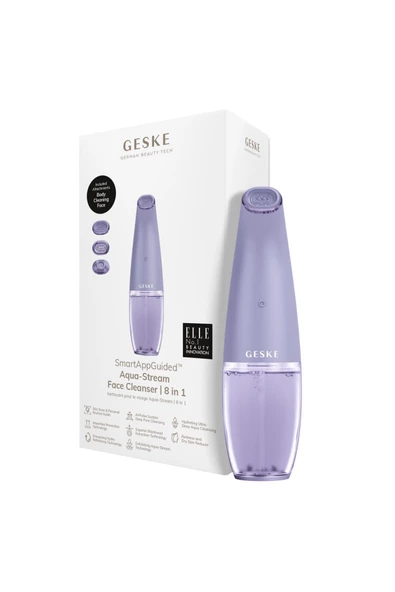 GESKE  Aqua-Stream Çift Başlıklı Siyah Nokta ve  Yüz Temizleme Cihazı Aqua-Stream Face Cleanser - 4