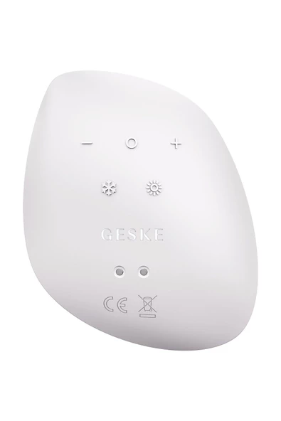 GESKE Titreşimli, Soğutma ve Isıtmalı, Led Terapili Yüz Maskesi Bakım Cihazı  Sonic Warm & Cool Mask - 2