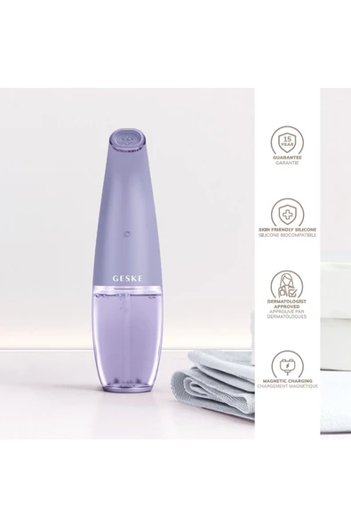 GESKE  Aqua-Stream Çift Başlıklı Siyah Nokta ve  Yüz Temizleme Cihazı Aqua-Stream Face Cleanser - 6
