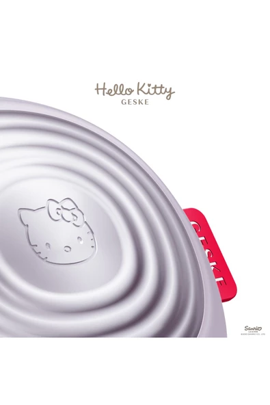 GESKE Hello Kitty Titreşimli Yüz Temizleme ve Isılı Masaj Cihazı Sonic Thermo Facial Brush - Resim 5