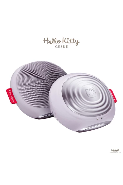 GESKE Hello Kitty Titreşimli Yüz Temizleme ve Isılı Masaj Cihazı Sonic Thermo Facial Brush - Resim 6