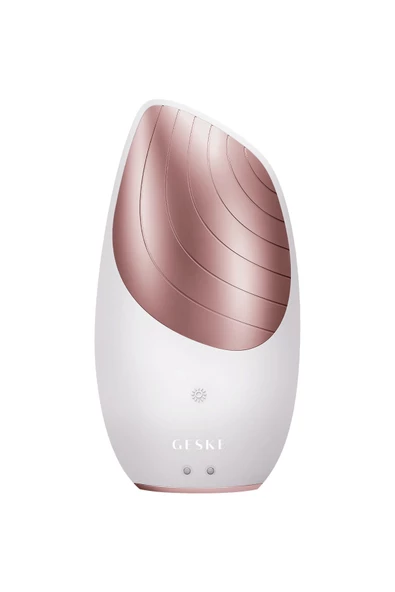 GESKE  Titreşimli Yüz Temizleme ve Isılı Masaj Cihazı  Sonic Thermo Facial Brush - Resim 2