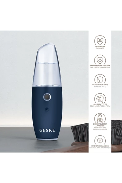 GESKE Buharlı Cilt Nemlendirici ve Yenileyici Akıllı Yüz Bakım Cihazı Facial Hydration Refresher - 4