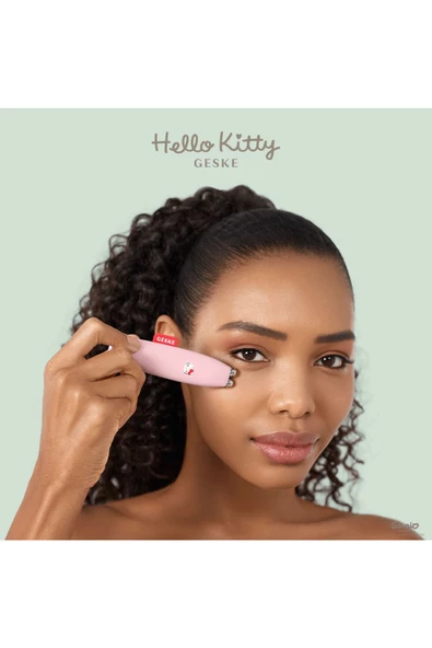 GESKE Hello Kitty Titreşimli Mikro Akım Yüz Sıkılaştırıcı Akıllı Kalem  Microcurrent Face-lift Pen - 4