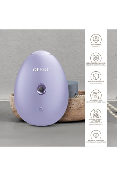 GESKE Buharlı Cilt Nemlendirici Ve Yenileyici Yüz Bakım Cihazı Facial Hydration Refresher - 4