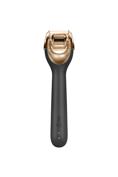 GESKE  Mikro İğneli, Buz Başlığı, Pembe Kuvars Başlıklı Dermaroller Cihaz MicroNeedle Face Roller - 2