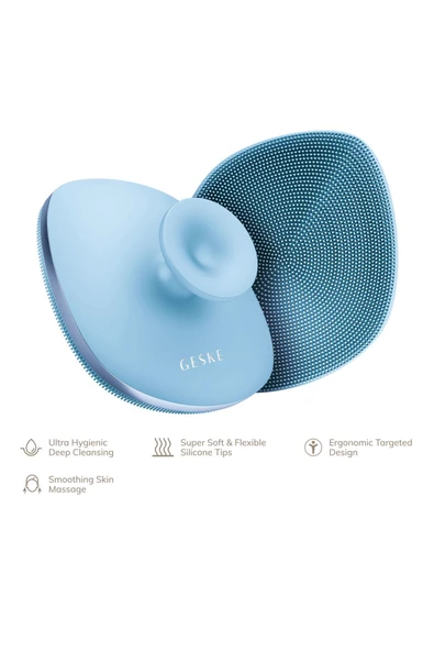 GESKE Metal Detaylı Yumuşak Silikonlu Vücut Temizleme Fırçası  Body Brush - Resim 2