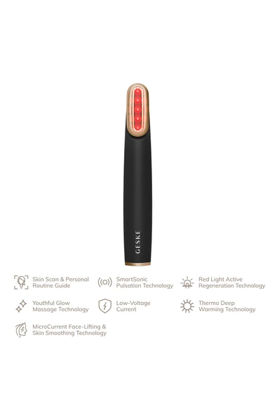 GESKE Titreşimli Döner Başlıklı Led Terapili Cilt Sıkılaştırıcı Yüz Bakım Cihazı Rotatable Head Skin Firming Wand - 2