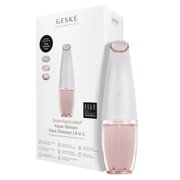 GESKE   Aqua-Stream Çift Başlıklı Siyah Nokta ve  Yüz Temizleme Cihazı Aqua-Stream Face Cleanser - 3