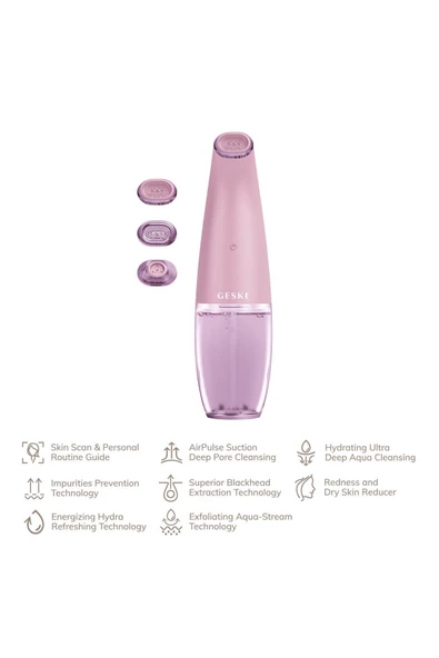 GESKE  Aqua-Stream Çift Başlıklı Siyah Nokta ve  Yüz Temizleme Cihazı  Aqua-Stream Face Cleanser - Resim 2