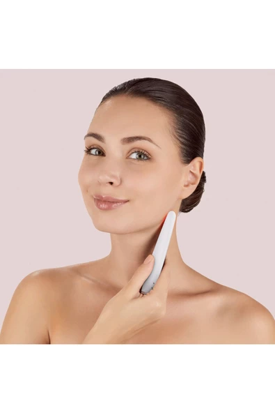 GESKE Titreşimli Kırmızı Led Terapili Sıkılaştırıcı Yüz Bakım Cihazı Skin Firming Wand - 4