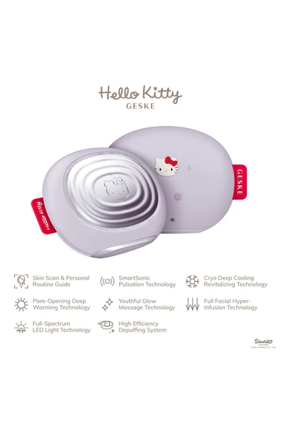 GESKE  Hello Kitty Soğutma ve Isıtmalı, Led Terapili Yüz Maskesi Bakım Cihazı  Sonic Warm & Cool Mask - 2