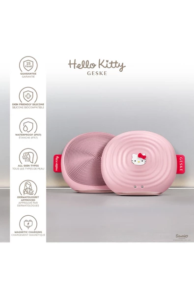 GESKEHello Kitty Titreşimli Yüz Temizleme Ve  Masaj Cihazı Sonic Thermo Facial Brush - 3