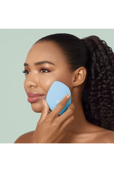 GESKE Titreşimli, Soğutma ve Isıtmalı, Led Terapili Yüz Maskesi Bakım Cihazı  Sonic Warm & Cool Mask - 4