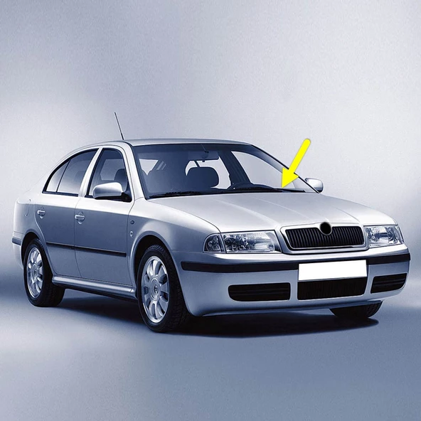 Skoda Octavia A4 2001-2009 Ön Cam Sol Silecek Kolu 1U1955409