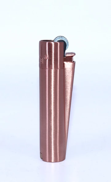 Clipper Özel Kutusunda Metal Çakmak Mini Boy - Mat Rose Gold