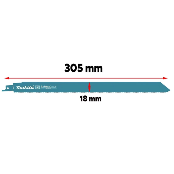 Makita Boru Profil Testere Bıçağı Metal Kılıç 305 mm Dekupaj Testere Bıçak B-43228 5 ADET - 3