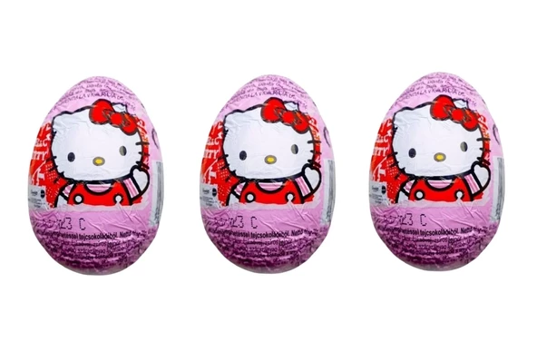 Hello Kitty Glutensiz Çikolatalı Sürpriz Yumurta 20 g (3 ADET)