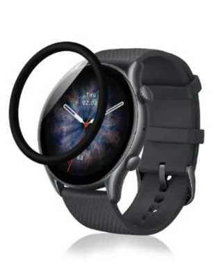 Amazfit GTR 3 Pro Akıllı Saat Uyumlu 5d Tam Kaplama Nano Ekran Koruyucu - 2