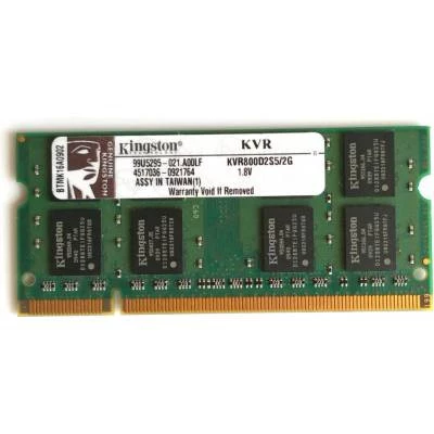 Kingston 2GB PC2-6400 DDR2-800MHz KVR800D2S5/2G NOTEBOOK RAM