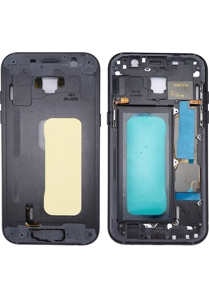 Gmr Samsung Uyumlu Galaxy A5 2017 A520 Orta Kasa Orta Panel Siyah - Resim 2