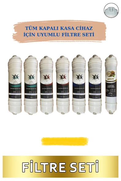 Kapalı Kasa 12 Inç Su Arıtma Cihazı Filtresi Yıllık Bakım Filtresi SET