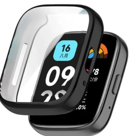 Xiaomi Redmi Watch 3 Active Tam Koruma Önü Kapalı Silikon Kılıf - 2