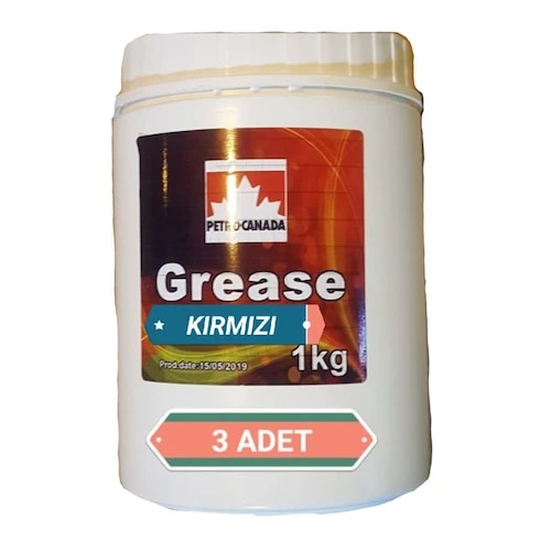 PETROCANADA 3AD KIRMIZI GRES 1KG SICAĞA DAYANIKLI RULMAN GRES