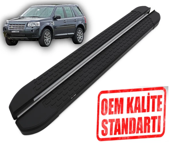 FREELANDER 2006 2007 2008 2009 2010 ARACA ÖZEL NEVADA SİYAH YAN BASAMAK ürün görseli 1