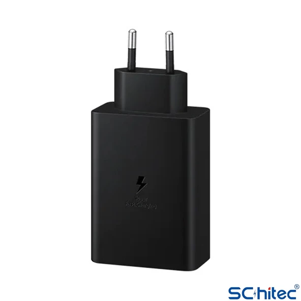 ScHitec 65W 2xPD+UsbA Ev Tipi Şarj Aleti 3 Çıkışlı Type-C to Type-C Kablolu Set - Resim 2