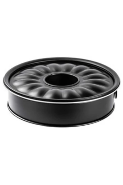 Tantitoni Füme Kelepçeli Tüplü Yuvarlak  Kek Kalıbı 28CM Elvin Home Concept - 2