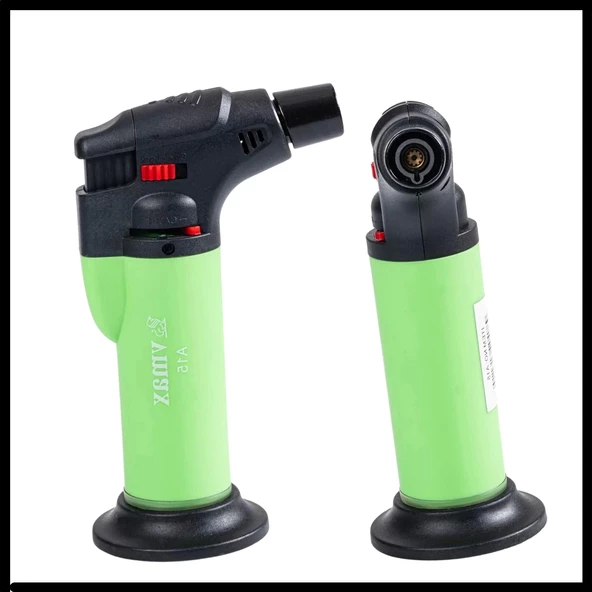 Uyguna-Yakala Yeşil Metal Başlıklı Doldurulabilir Pürmüz Çakmak -KYKT.224 ürün görseli