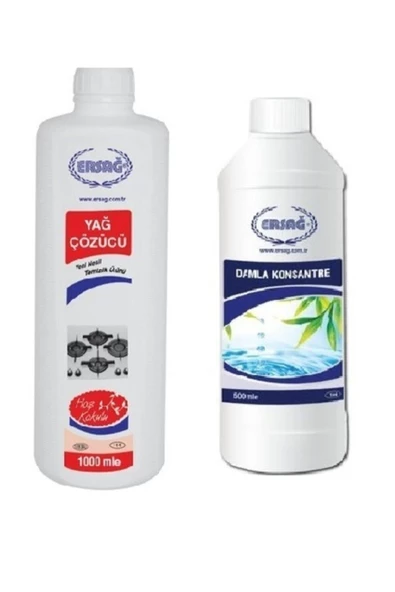 Ersağ Yağ Çözücü 1000 ml &damla Konsantre 500 ml