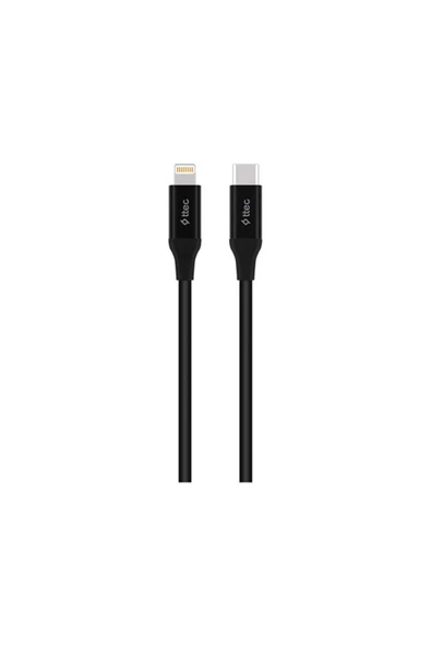 Ttec USB-C - Lightning Hızlı Şarj Kablosu 150cm Siyah