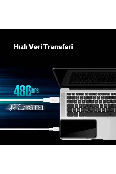 Ttec Usb-c - Usb-c 120cm 60w Pd/qc Hızlı Şarj/data Kablosu Beyaz - 4