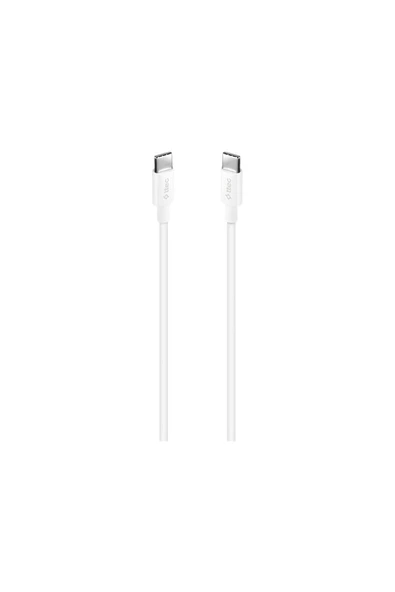 Ttec Usb-c - Usb-c 120cm 60w Pd/qc Hızlı Şarj/data Kablosu Beyaz