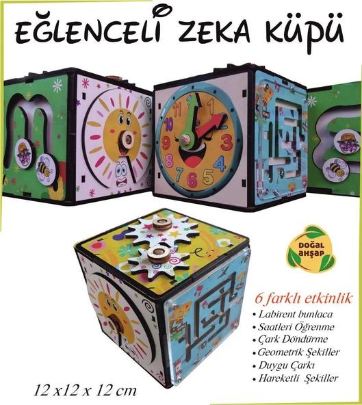 Ankebut Oyuncak Eğlenceli Zeka Küpü 33405 - 2