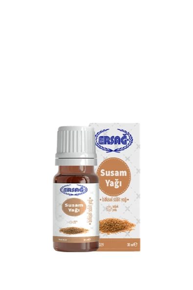 Ersağ Susam Yağı 30 Ml(LÜTFEN KULLANIM ŞEKLİNİ OKUYUNUZ)resmi Distribütör Ürünü