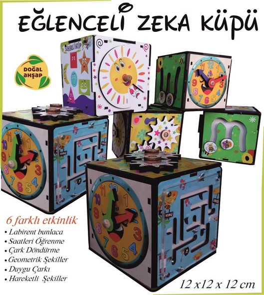 Ankebut Oyuncak Eğlenceli Zeka Küpü 33405